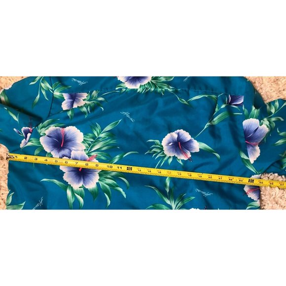 Vtg Men's Helena's Made in USA Hawaiian SS Shirt Sz LG Button Up - Picture 5 of 6